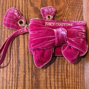 Juicy Couture Bow Wristlet